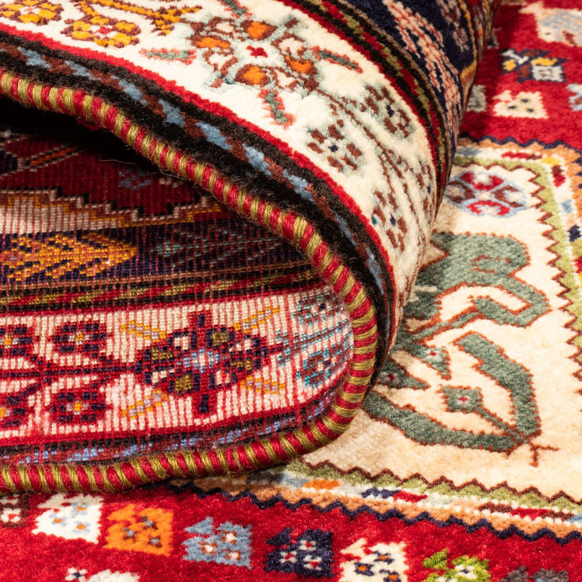 Alfombra de pasillo Alfombra persa - Nómada - 308 x 82 cm - rojo