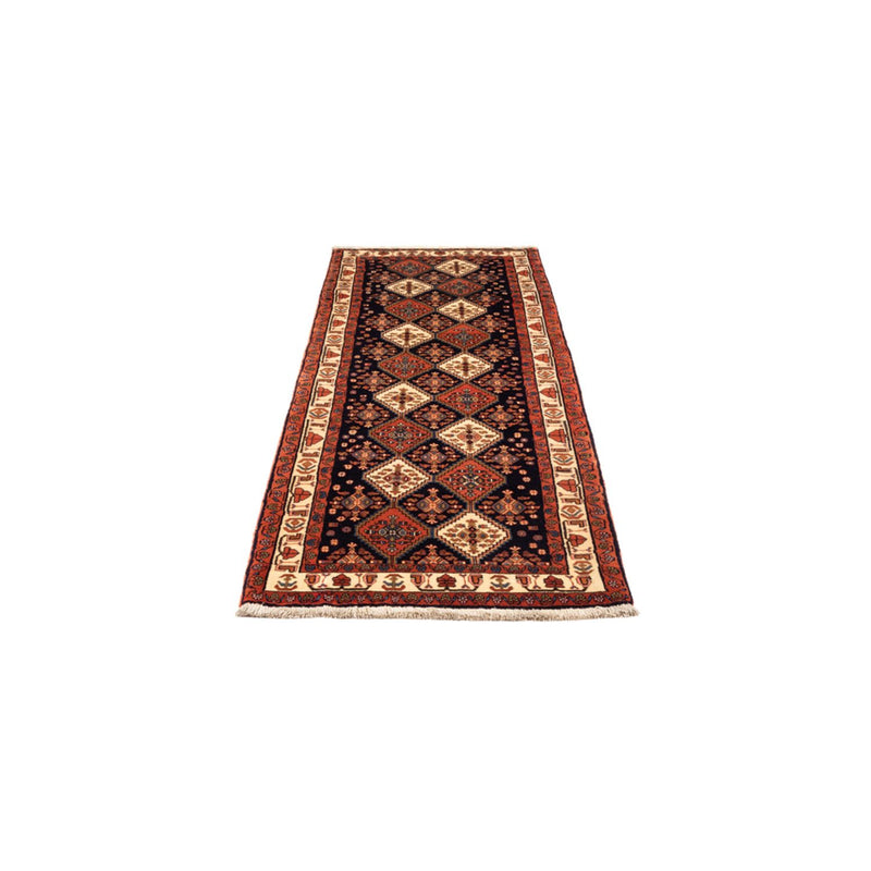 Alfombra de pasillo Alfombra persa - Nómada - 232 x 80 cm - azul oscuro