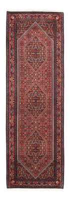 Alfombra de pasillo Alfombra persa - Bidjar - 230 x 74 cm - rojo