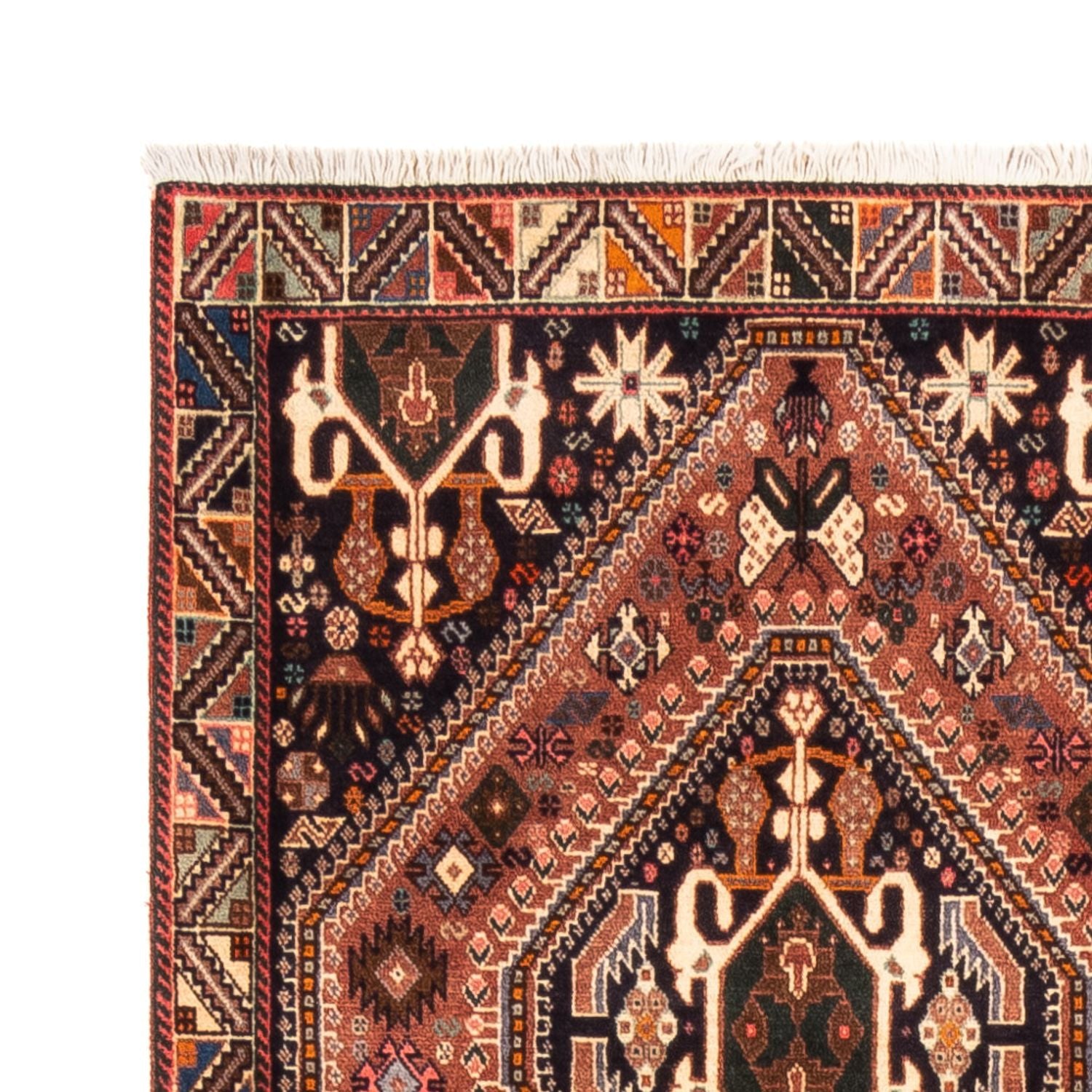Alfombra de pasillo Alfombra persa - Nómada - 240 x 80 cm - marrón