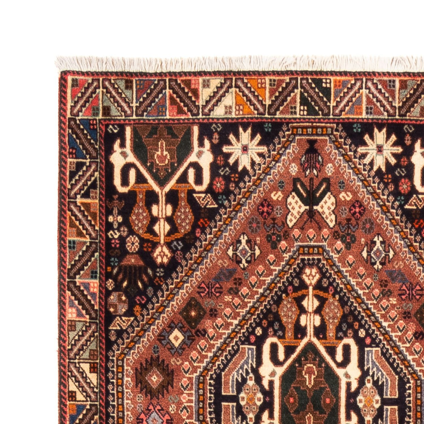 Alfombra de pasillo Alfombra persa - Nómada - 240 x 80 cm - marrón