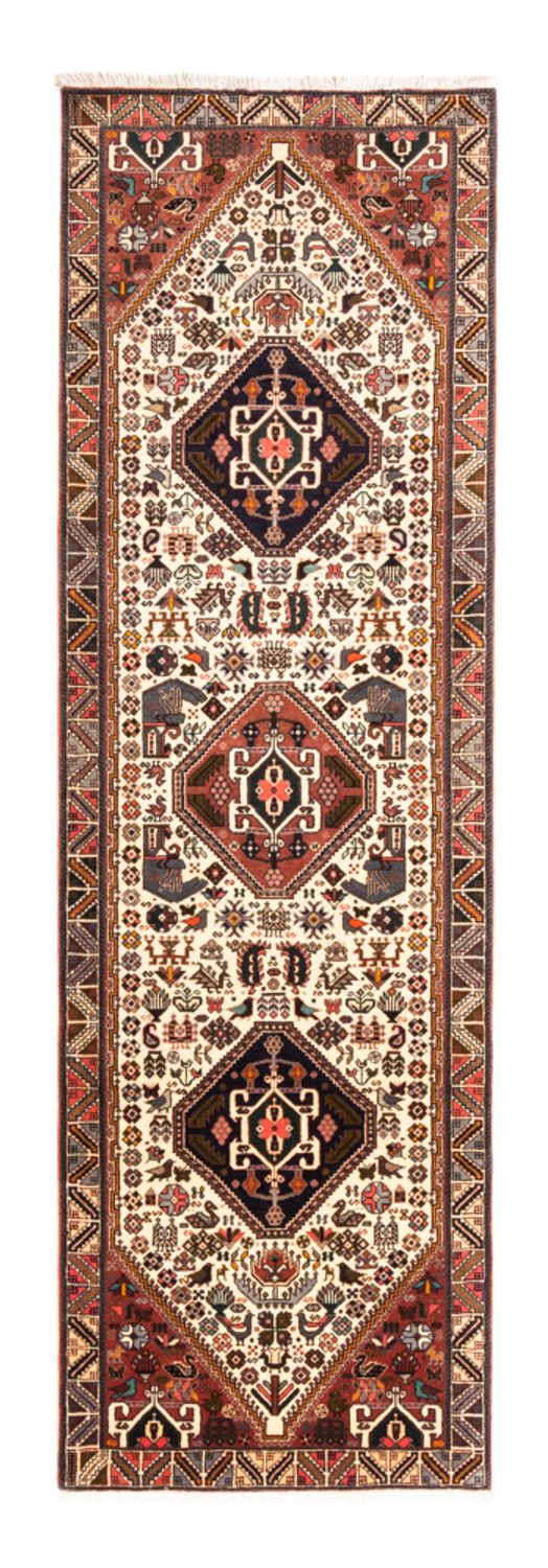 Alfombra de pasillo Alfombra persa - Nómada - 253 x 80 cm - crema
