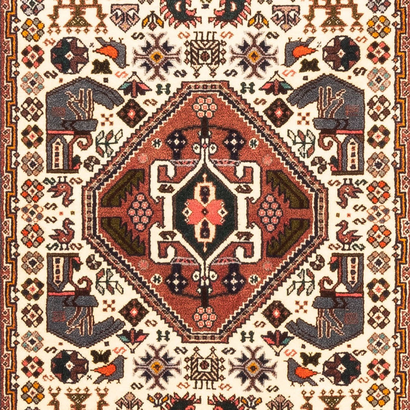 Alfombra de pasillo Alfombra persa - Nómada - 253 x 80 cm - crema