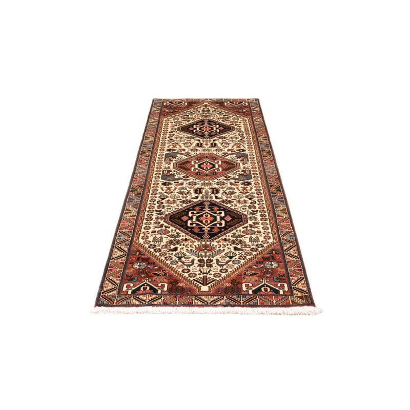 Alfombra de pasillo Alfombra persa - Nómada - 253 x 80 cm - crema