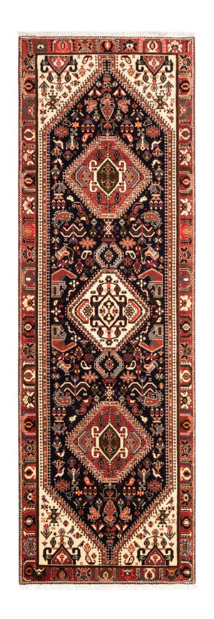 Alfombra de pasillo Alfombra persa - Nómada - 253 x 82 cm - azul oscuro