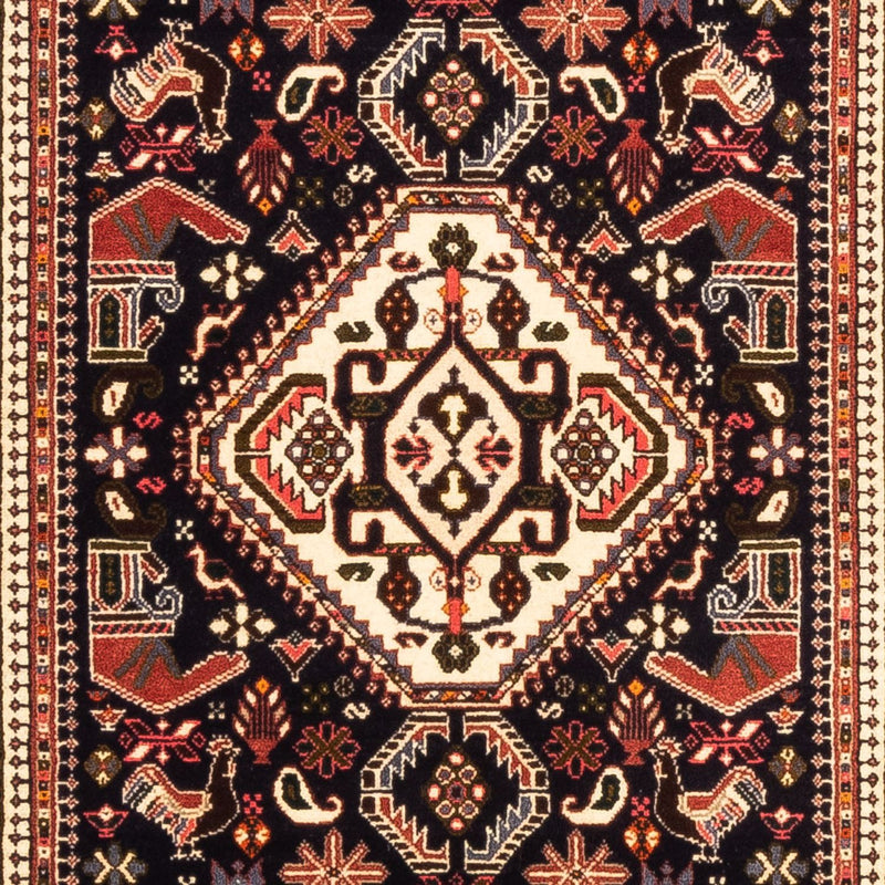 Alfombra de pasillo Alfombra persa - Nómada - 253 x 82 cm - azul oscuro
