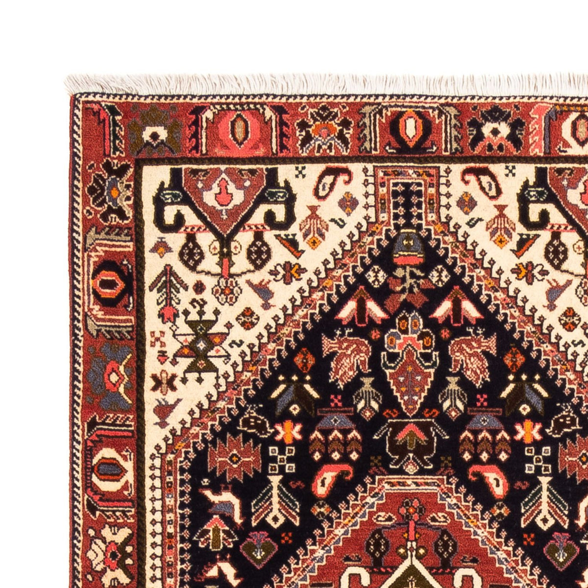 Alfombra de pasillo Alfombra persa - Nómada - 253 x 82 cm - azul oscuro