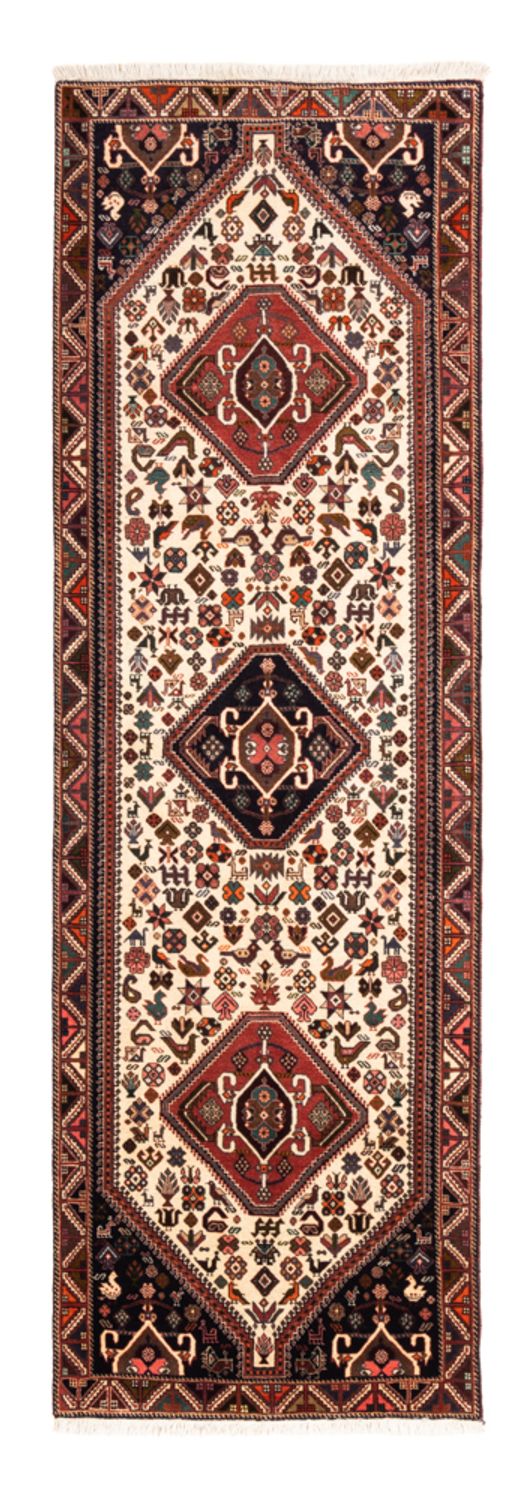 Alfombra de pasillo Alfombra persa - Nómada - 250 x 80 cm - crema