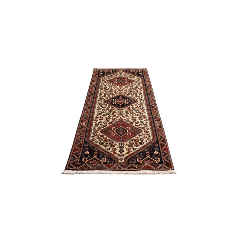 Alfombra de pasillo Alfombra persa - Nómada - 250 x 80 cm - crema