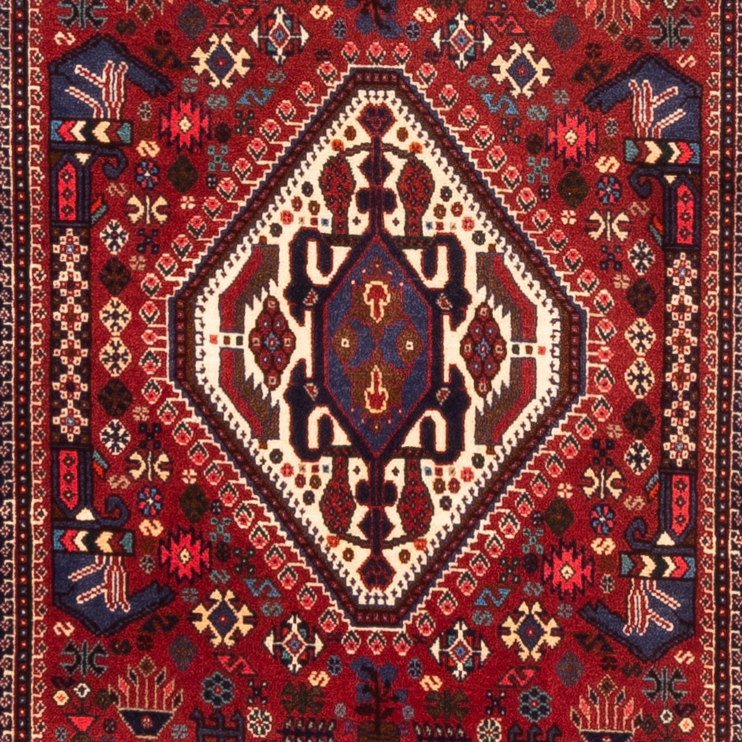 Alfombra de pasillo Alfombra persa - Nómada - 295 x 80 cm - rojo