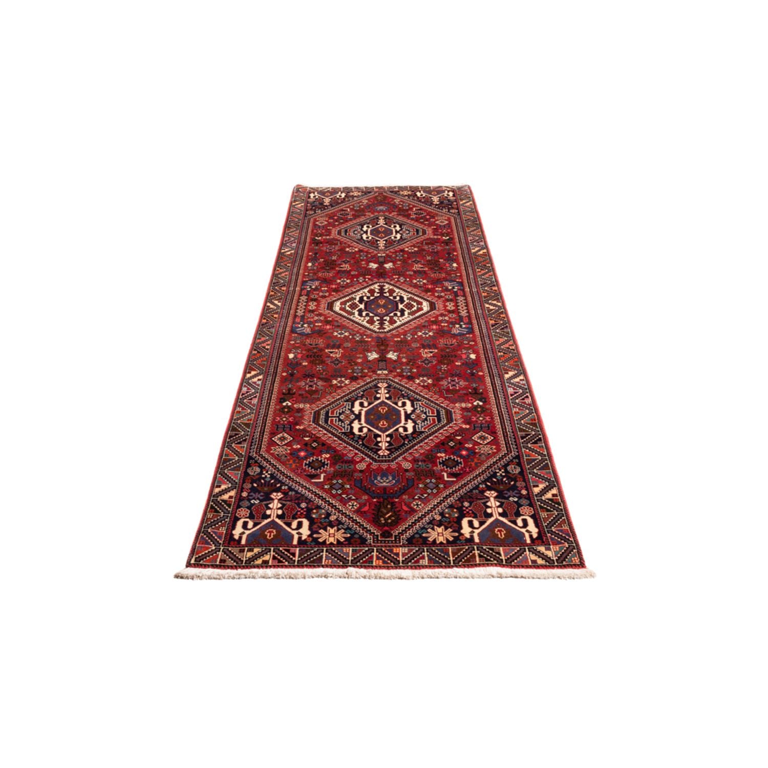 Alfombra de pasillo Alfombra persa - Nómada - 295 x 80 cm - rojo
