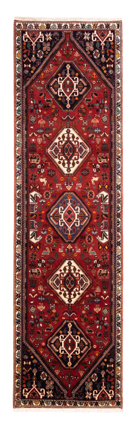 Alfombra de pasillo Alfombra persa - Nómada - 294 x 83 cm - rojo
