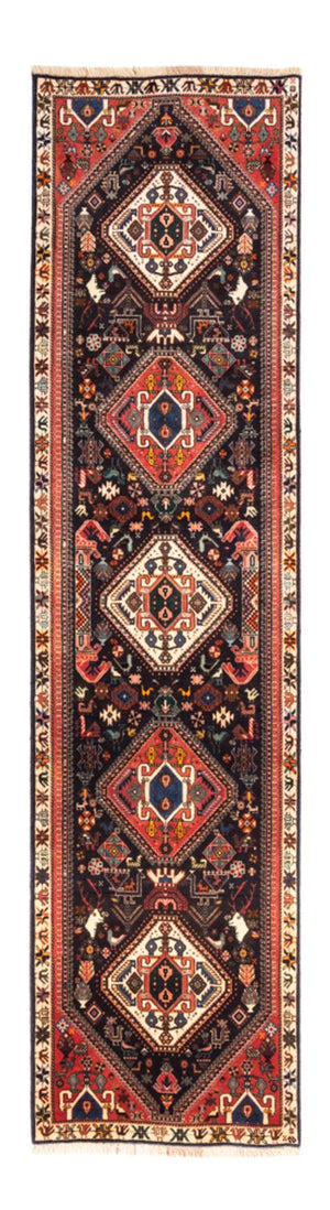 Alfombra de pasillo Alfombra persa - Nómada - 297 x 74 cm - azul oscuro