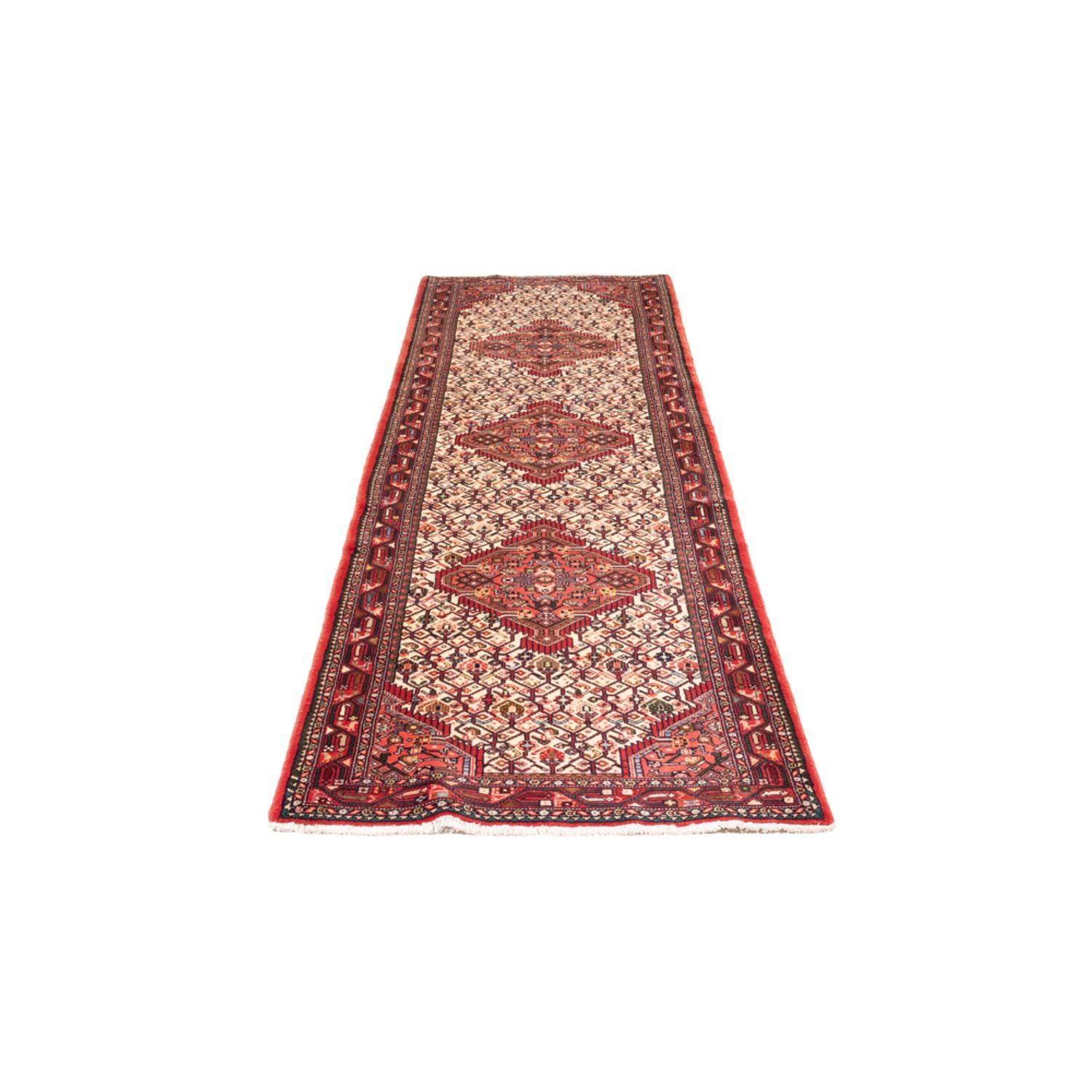 Alfombra de pasillo Alfombra persa - Nómada - 295 x 84 cm - crema