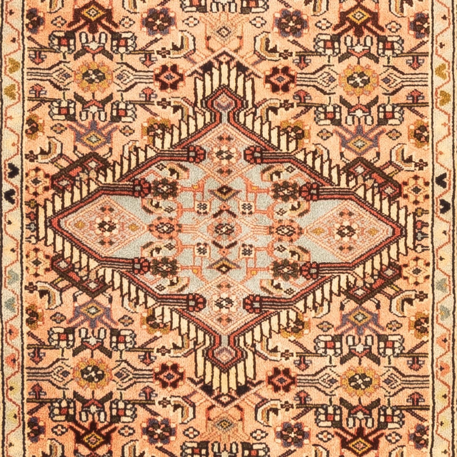 Alfombra de pasillo Alfombra persa - Nómada - 286 x 80 cm - rojo claro