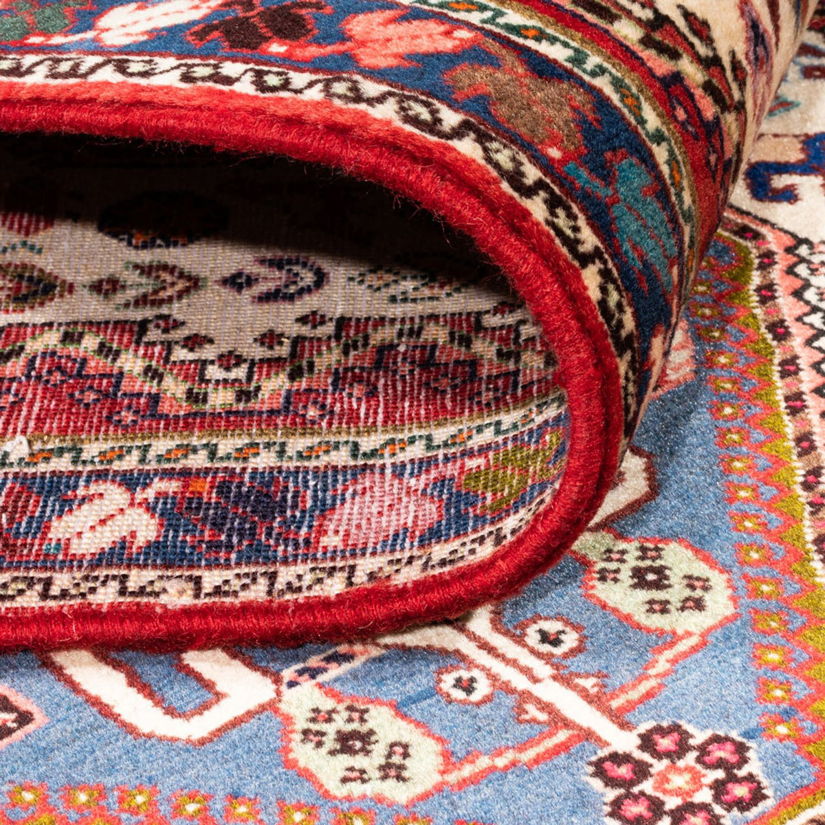 Alfombra de pasillo Alfombra persa - Nómada - 306 x 83 cm - crema