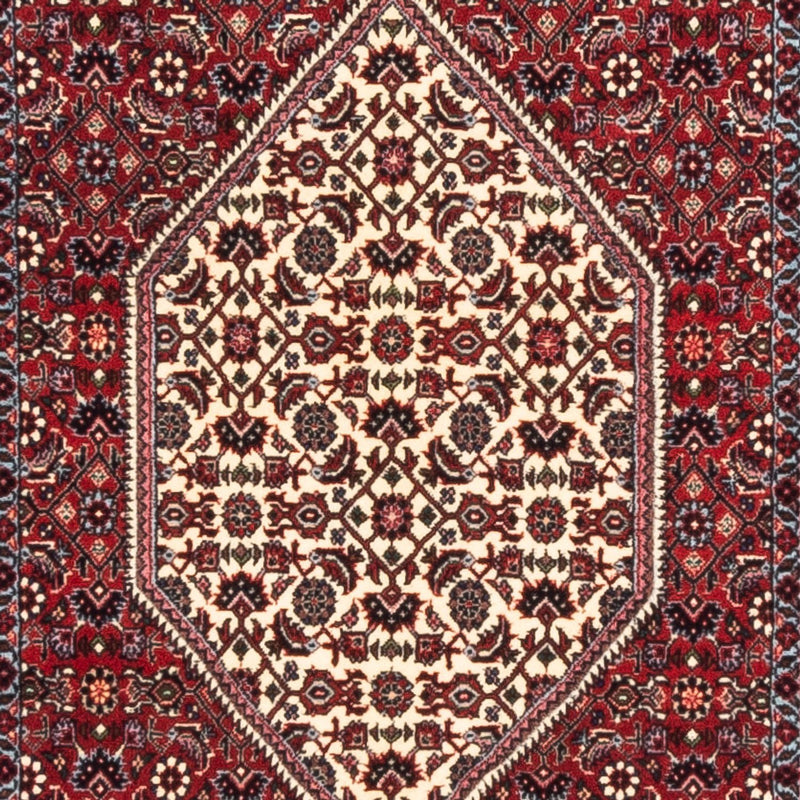 Alfombra de pasillo Alfombra persa - Bidjar - 228 x 78 cm - crema