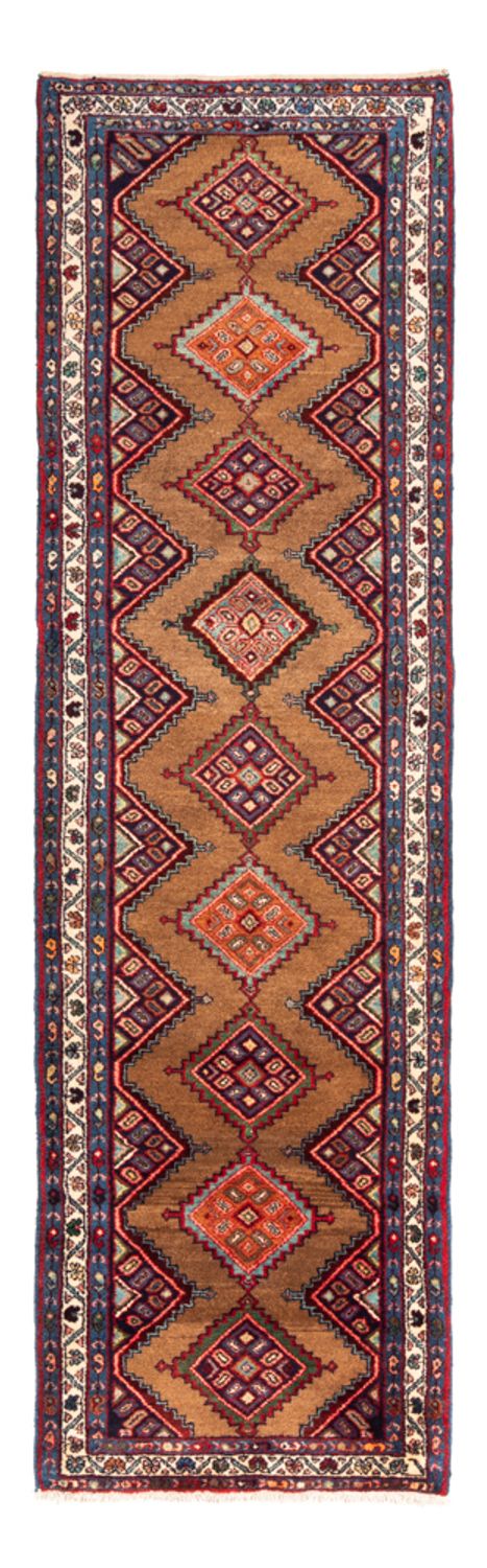 Alfombra de pasillo Alfombra persa - Nómada - 298 x 86 cm - marrón