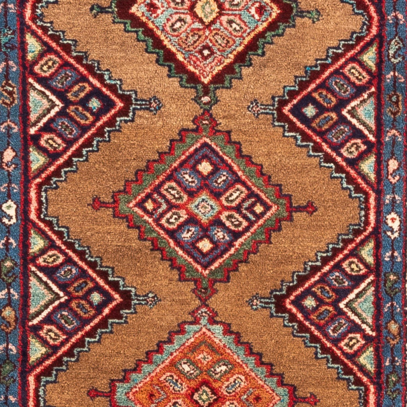 Alfombra de pasillo Alfombra persa - Nómada - 298 x 86 cm - marrón