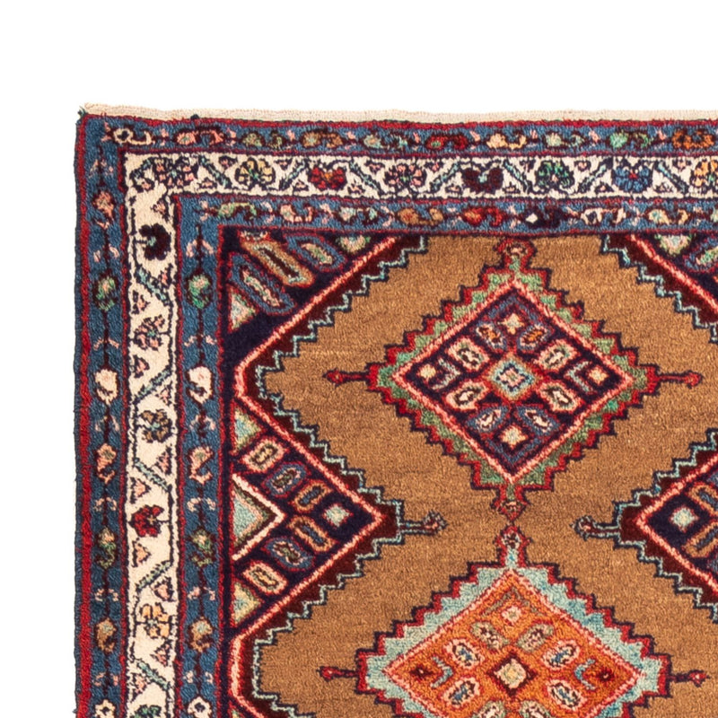 Alfombra de pasillo Alfombra persa - Nómada - 298 x 86 cm - marrón