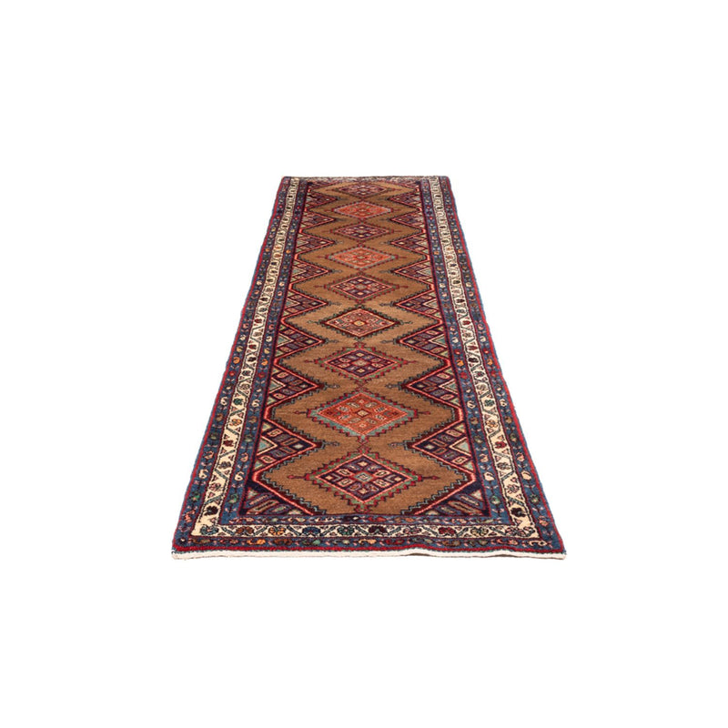 Alfombra de pasillo Alfombra persa - Nómada - 298 x 86 cm - marrón