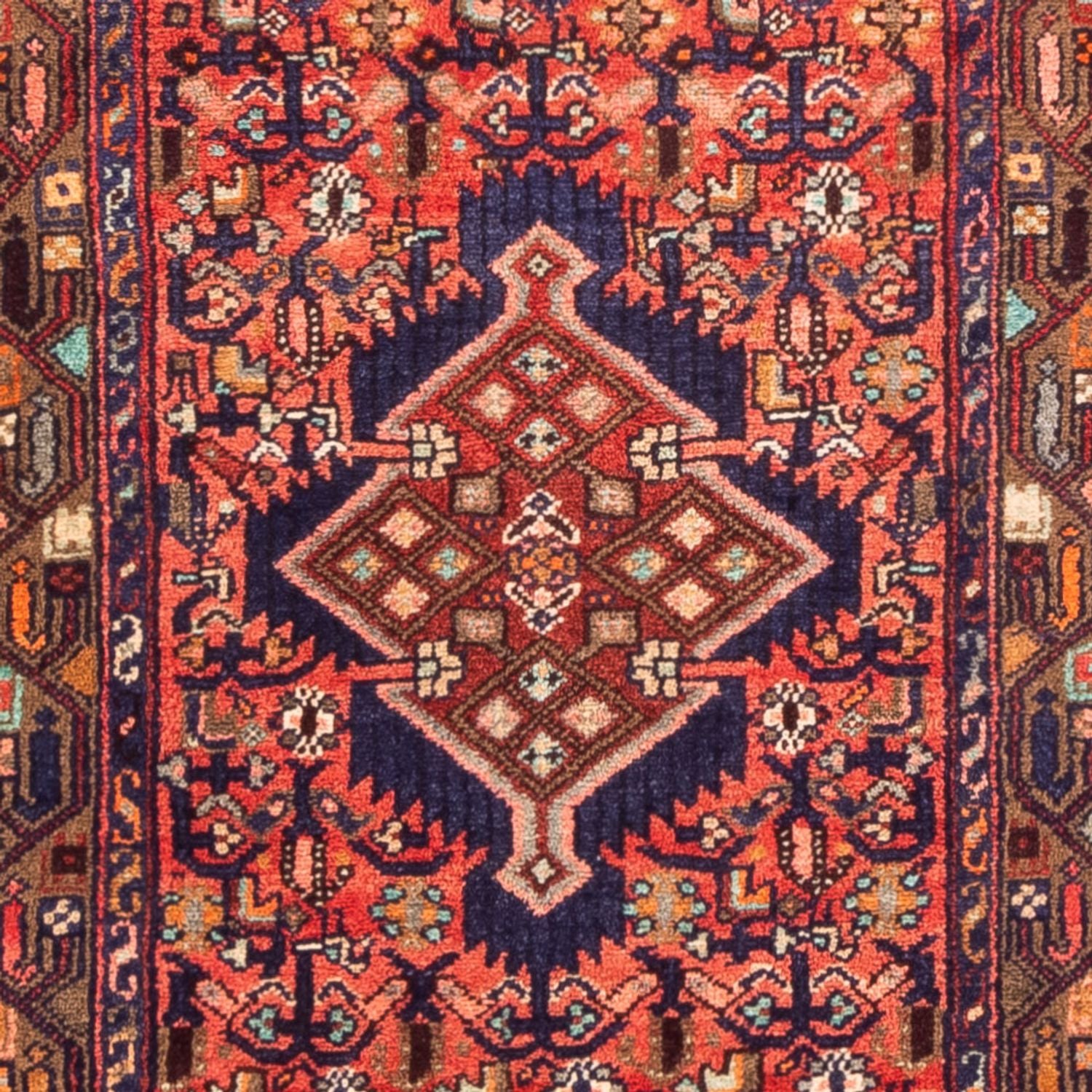 Alfombra de pasillo Alfombra persa - Nómada - 297 x 82 cm - rojo