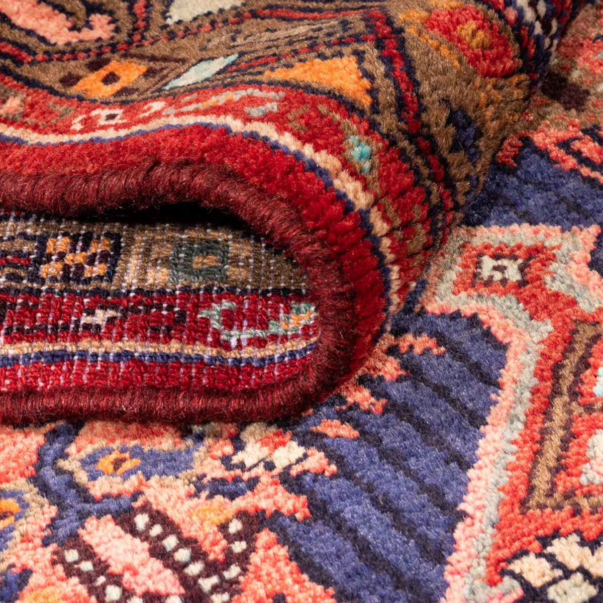 Alfombra de pasillo Alfombra persa - Nómada - 297 x 82 cm - rojo