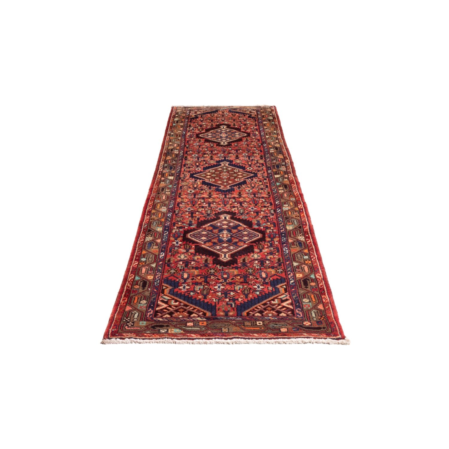 Alfombra de pasillo Alfombra persa - Nómada - 297 x 82 cm - rojo