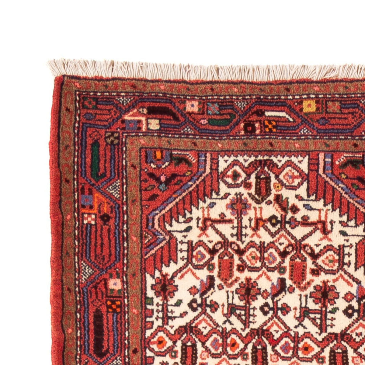 Alfombra de pasillo Alfombra persa - Nómada - 323 x 83 cm - crema