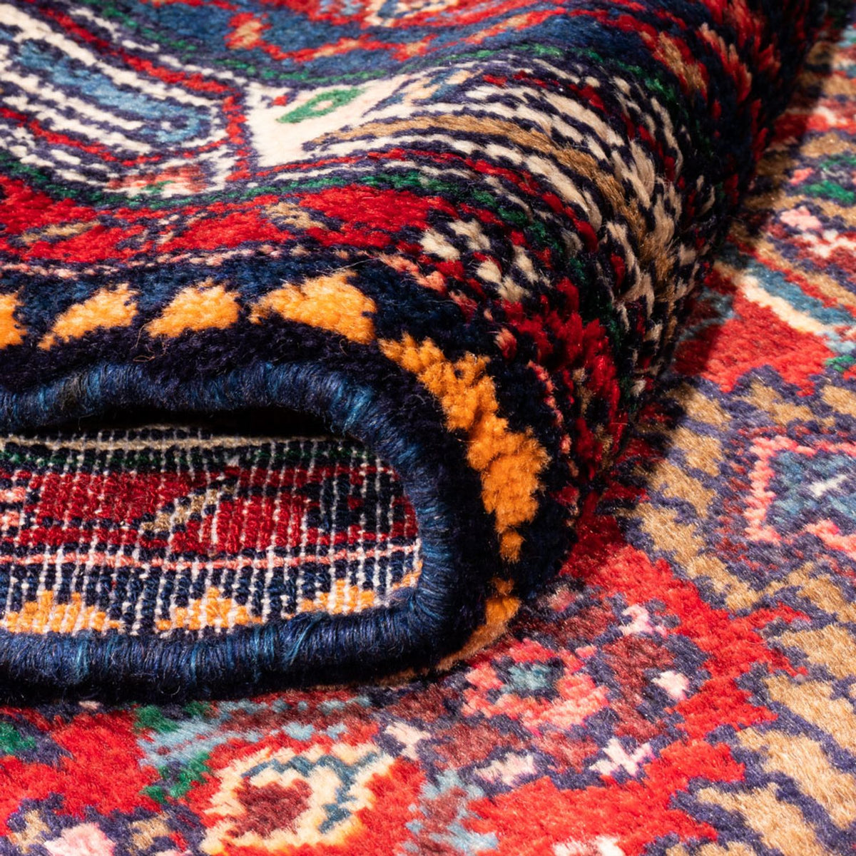 Alfombra de pasillo Alfombra persa - Nómada - 313 x 83 cm - rojo