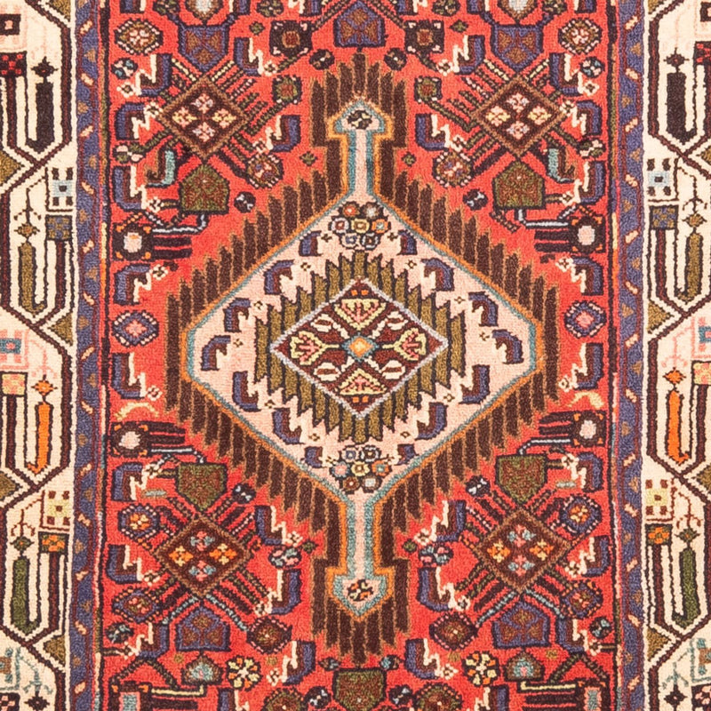 Alfombra de pasillo Alfombra persa - Nómada - 284 x 75 cm - rojo