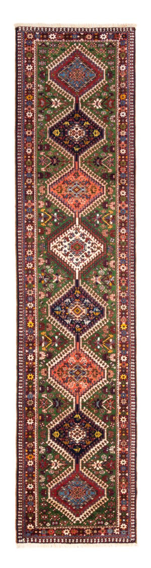 Alfombra de pasillo Alfombra persa - Nómada - 283 x 74 cm - verde