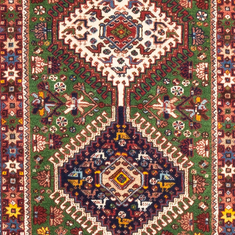 Alfombra de pasillo Alfombra persa - Nómada - 283 x 74 cm - verde