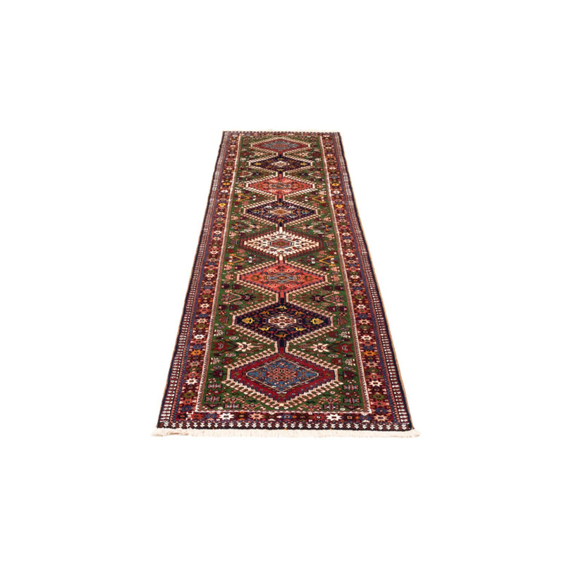 Alfombra de pasillo Alfombra persa - Nómada - 283 x 74 cm - verde