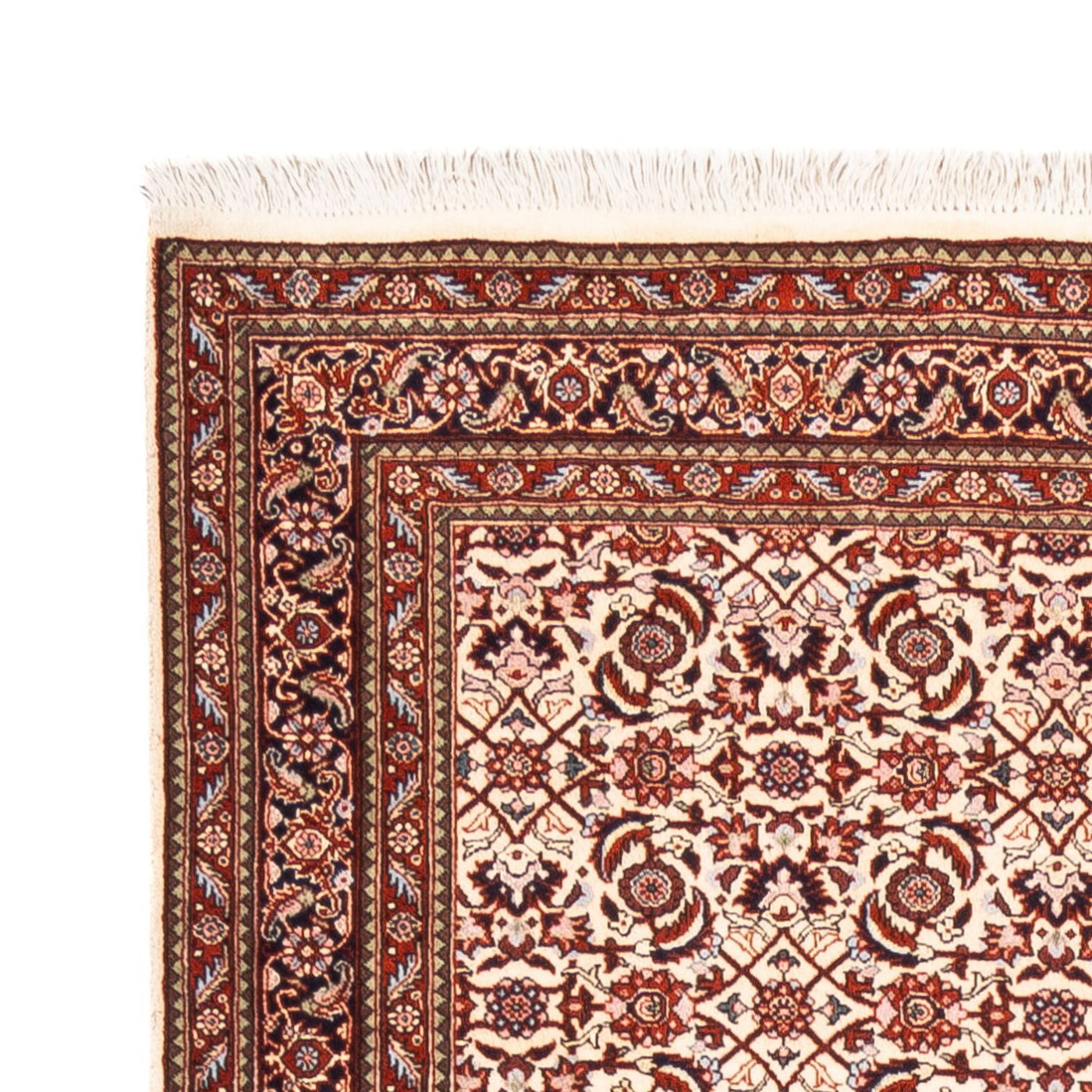 Alfombra de pasillo Alfombra persa - Bidjar - 300 x 80 cm - crema