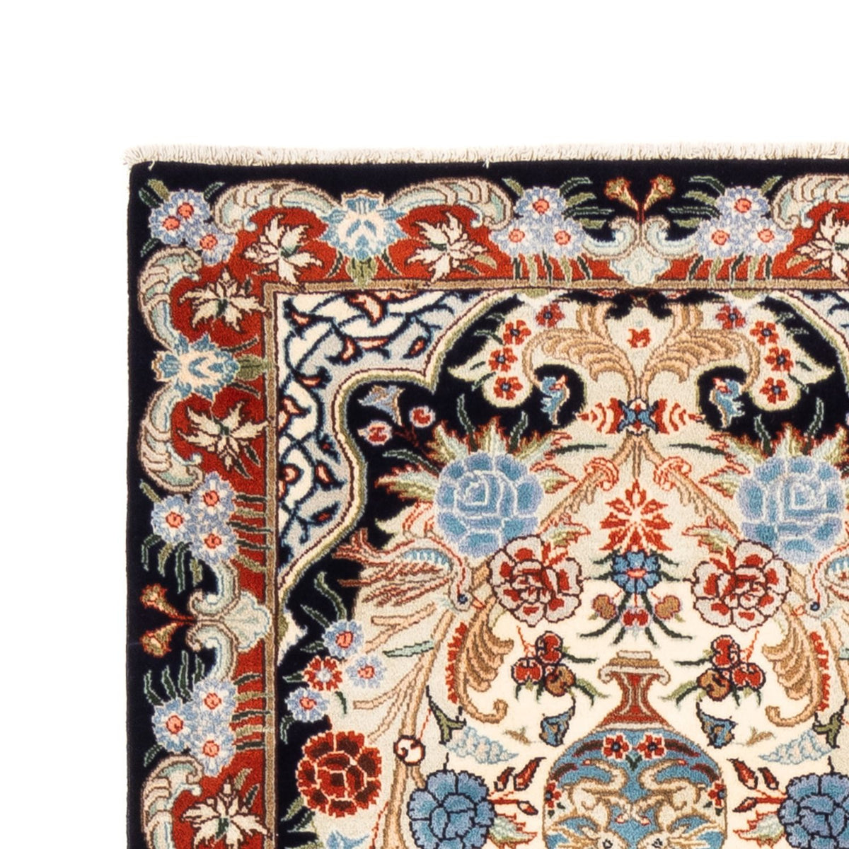 Alfombra de pasillo Alfombra persa - Clásica - 245 x 90 cm - azul oscuro