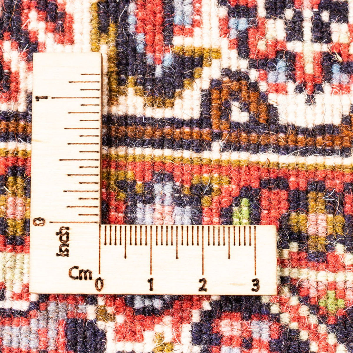 Alfombra persa - Bidjar - 106 x 70 cm - rojo