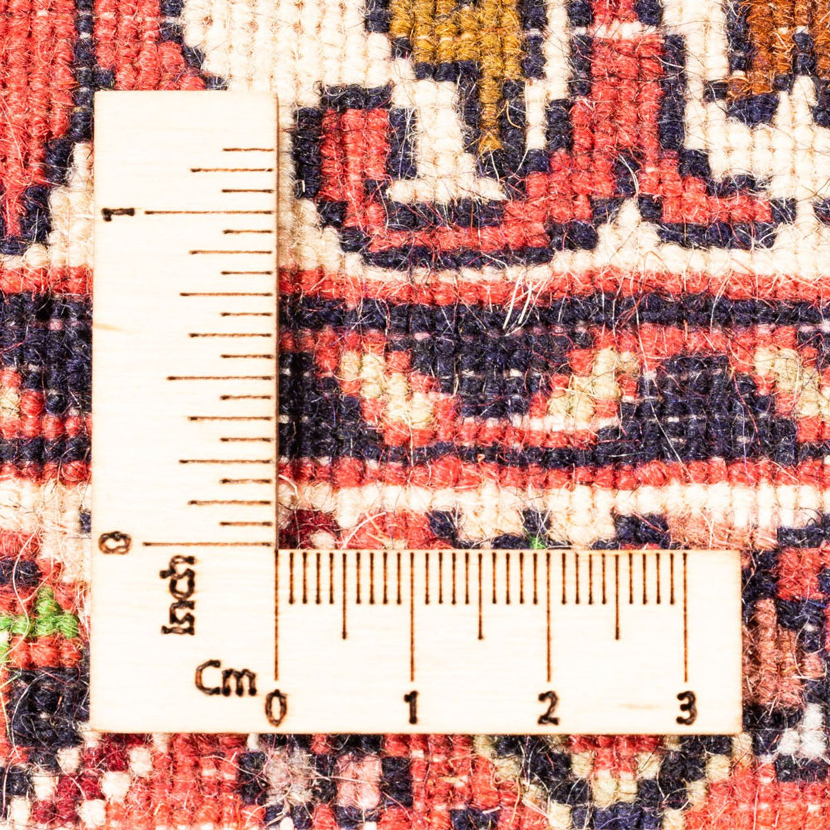 Alfombra persa - Bidjar - 86 x 63 cm - rojo