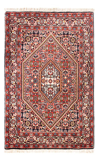 Alfombra persa - Bidjar - 108 x 74 cm - rojo