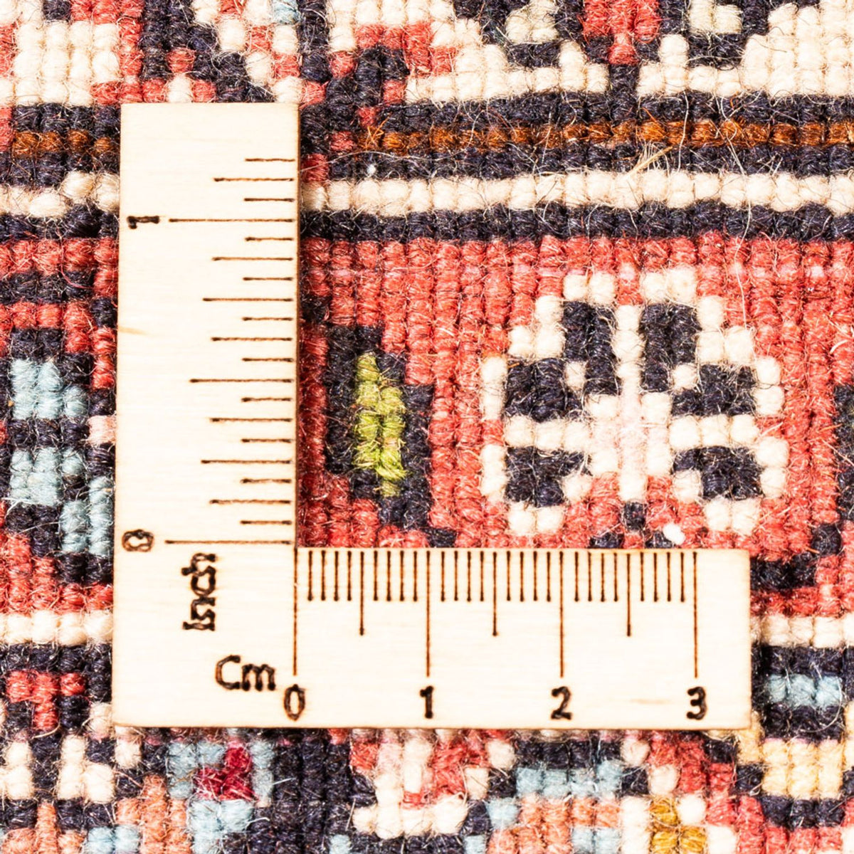 Alfombra persa - Bidjar - 108 x 74 cm - rojo