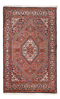 Alfombra persa - Bidjar - 105 x 70 cm - rojo