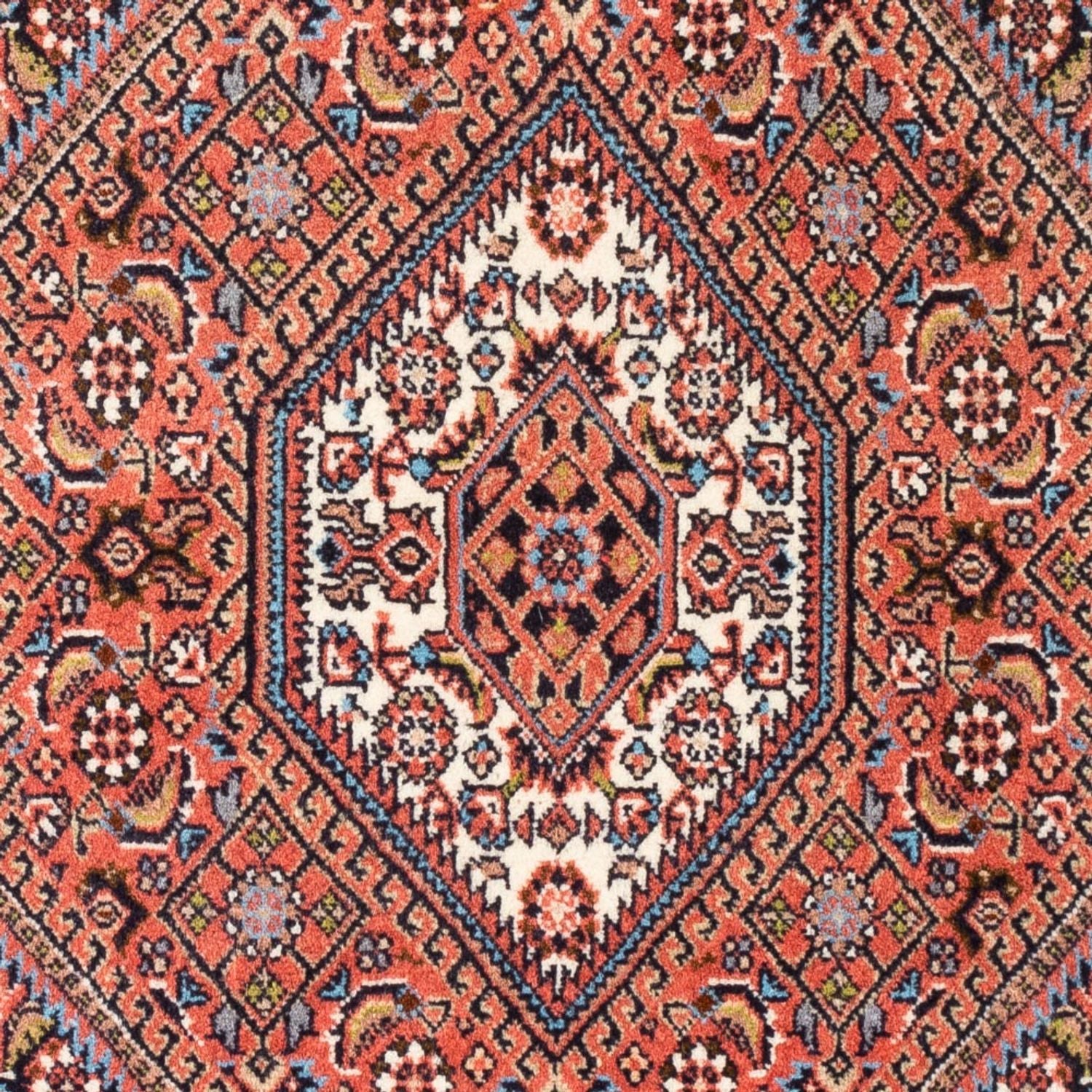 Alfombra persa - Bidjar - 105 x 70 cm - rojo