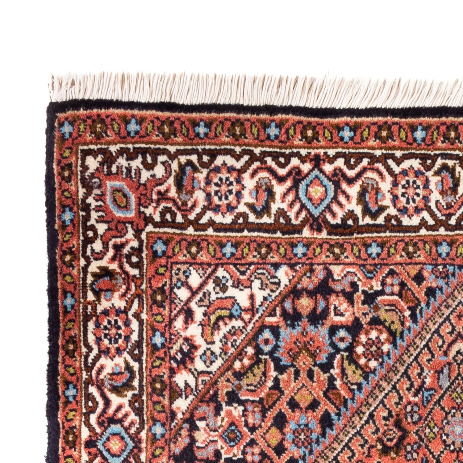 Alfombra persa - Bidjar - 105 x 70 cm - rojo