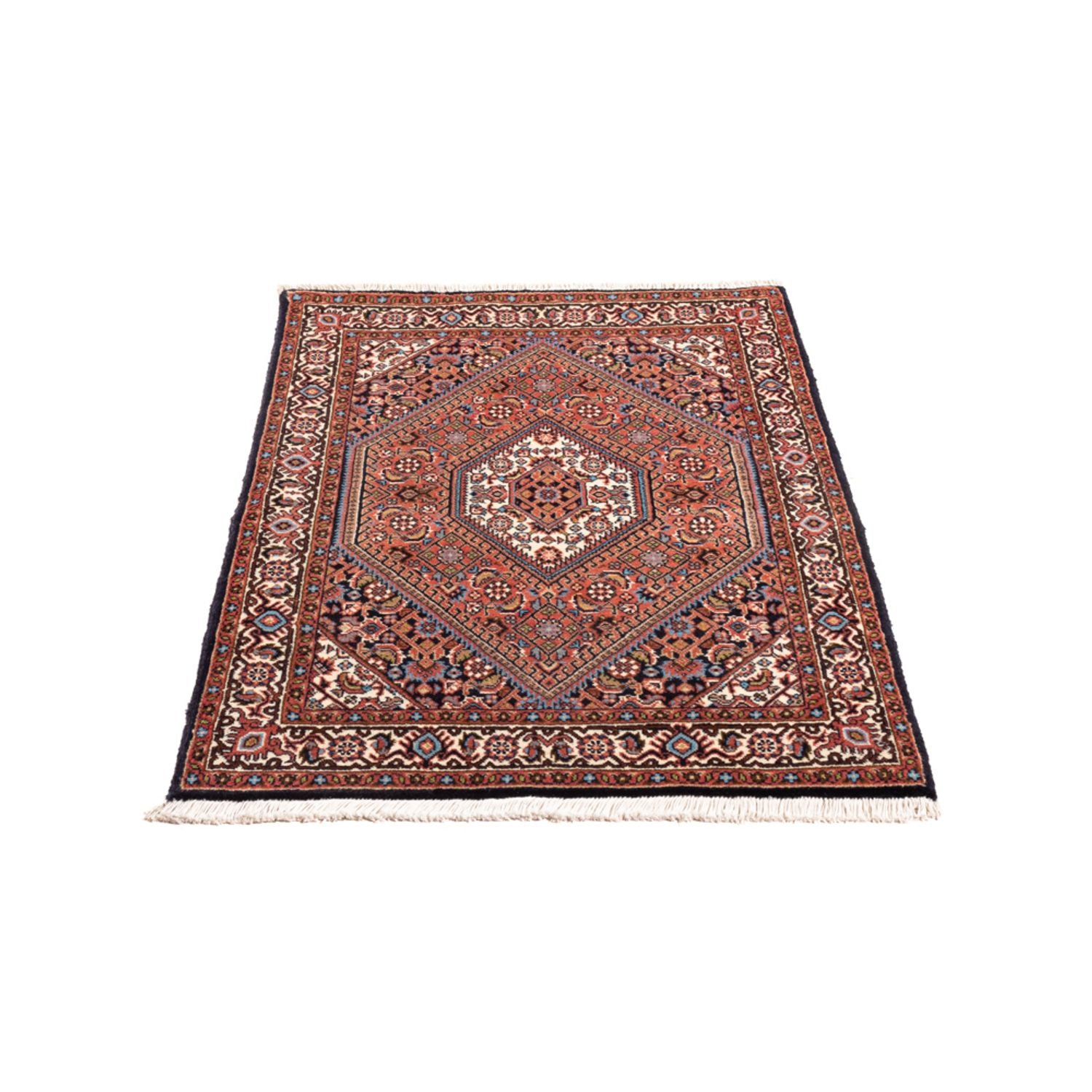 Alfombra persa - Bidjar - 105 x 70 cm - rojo