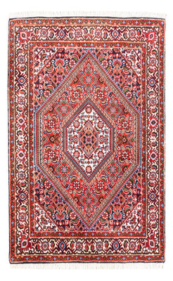 Alfombra persa - Bidjar - 108 x 70 cm - rojo