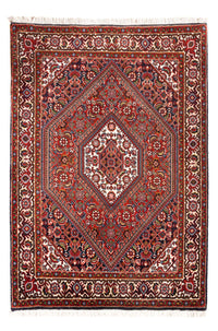 Alfombra persa - Bidjar - 100 x 72 cm - rojo
