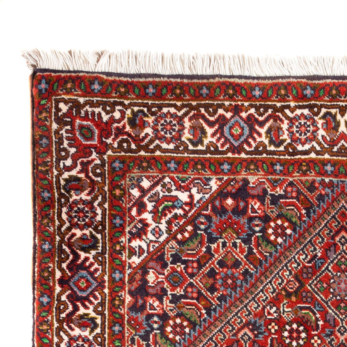 Alfombra persa - Bidjar - 100 x 72 cm - rojo