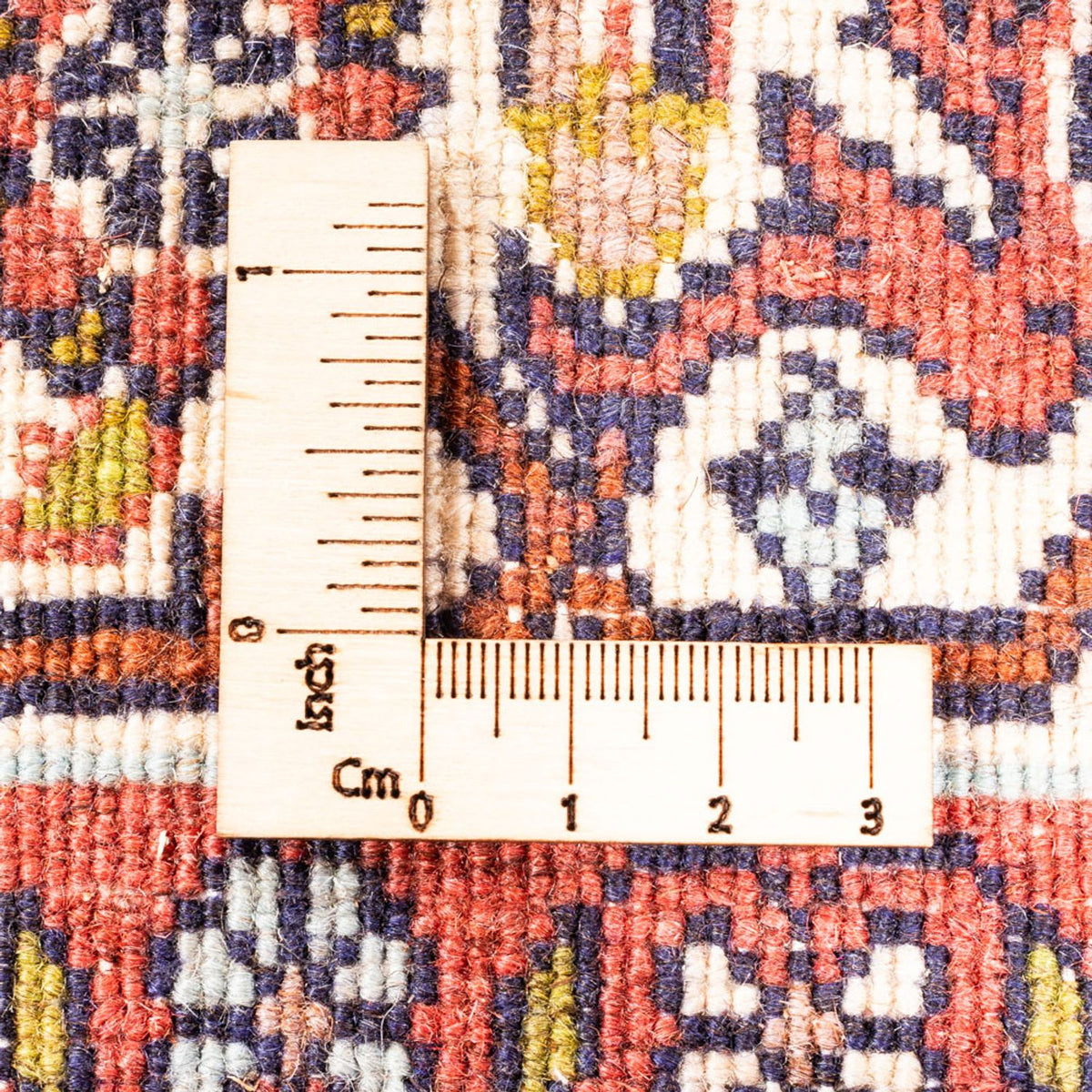 Alfombra persa - Bidjar - 100 x 66 cm - azul oscuro