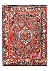 Alfombra persa - Bidjar - 90 x 77 cm - rojo