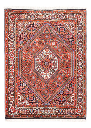 Alfombra persa - Bidjar - 90 x 77 cm - rojo